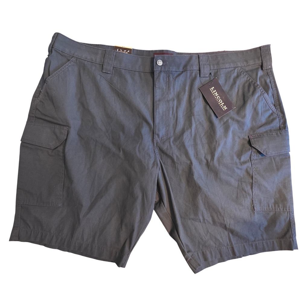 New Lincoln Outfitters Cargo Shorts Mens 48 Canvas Workwear Wolf Grey Gorpcore